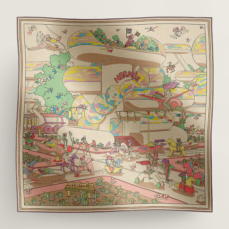 *HERMES*カシミヤシルクショール 140 Hermes Locomotion Hermès Locomotion shawl 140 | Hermès Hong Kong SAR